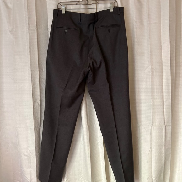 Kenneth Cole Awearness Grey Modern Fit Wool Blend Trousers, 35W x 30L - Picture 3 of 14